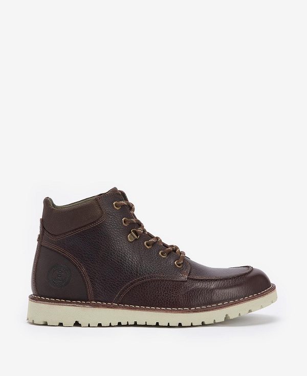 Barbour Fred Moc Toe Boots Brune | BABO88857