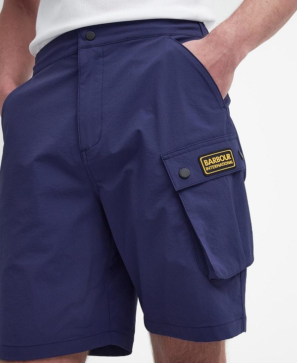 Barbour Gate Shorts Mørkeblå | BABO88797