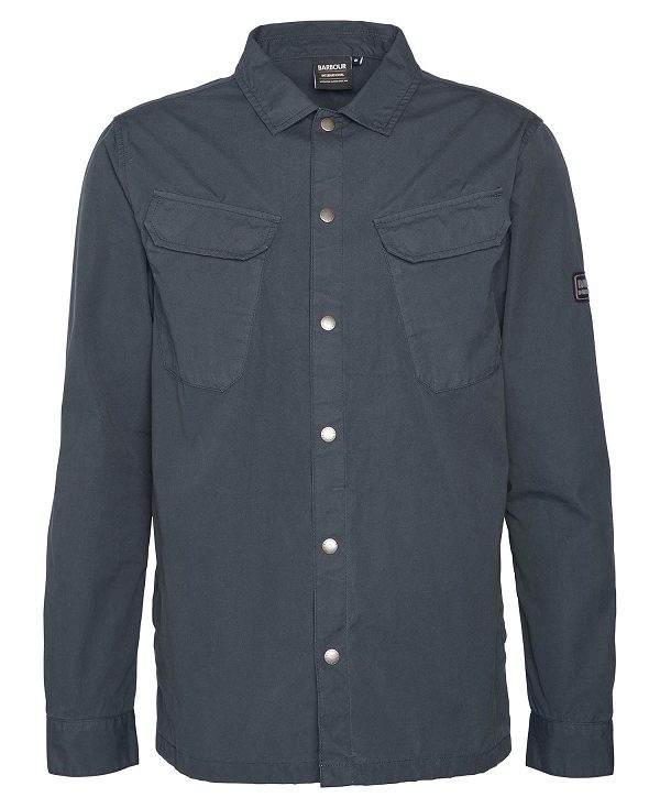 Barbour Gear Overshirt Mørkeblå | BABO87972