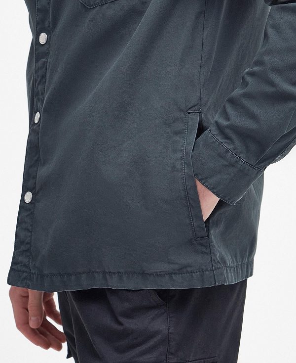 Barbour Gear Overshirt Mørkeblå | BABO87972