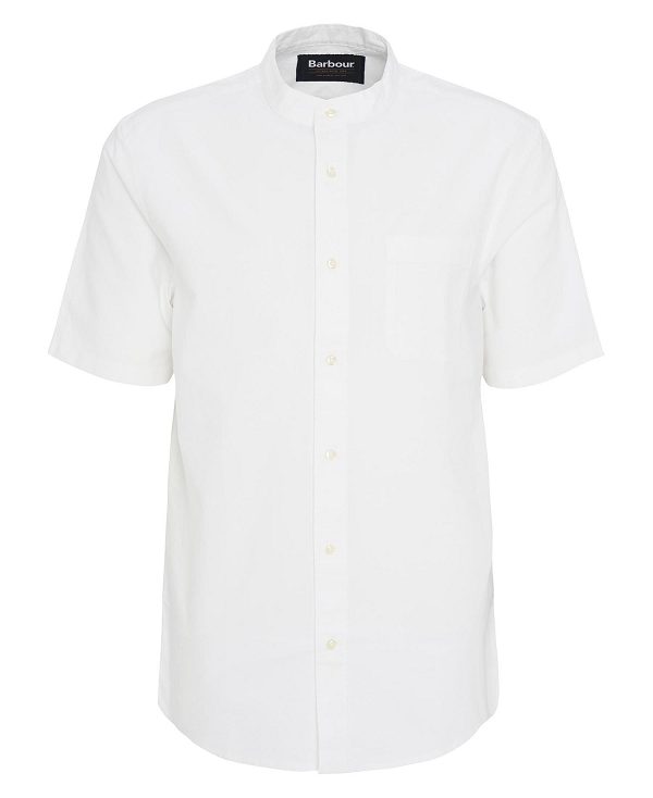 Barbour Gerrard Oversized Short-sleeved Shirt Hvide | BABO87686