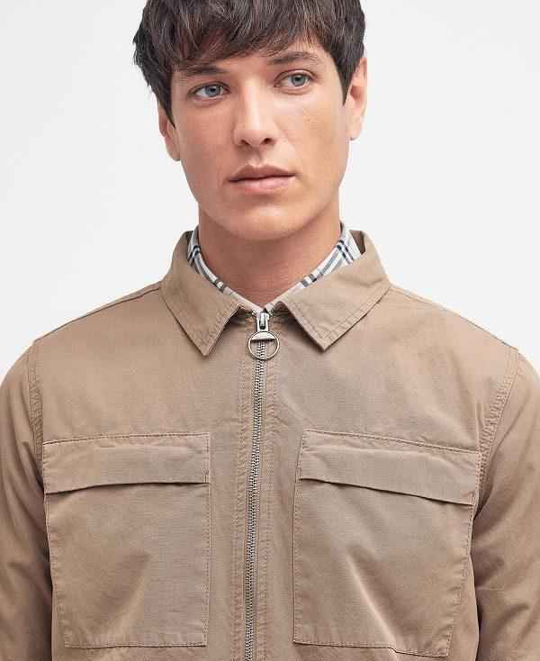 Barbour Glendale Overshirt Brune | BABO87964