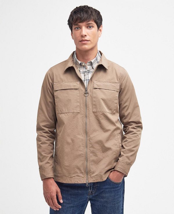 Barbour Glendale Overshirt Brune | BABO87964