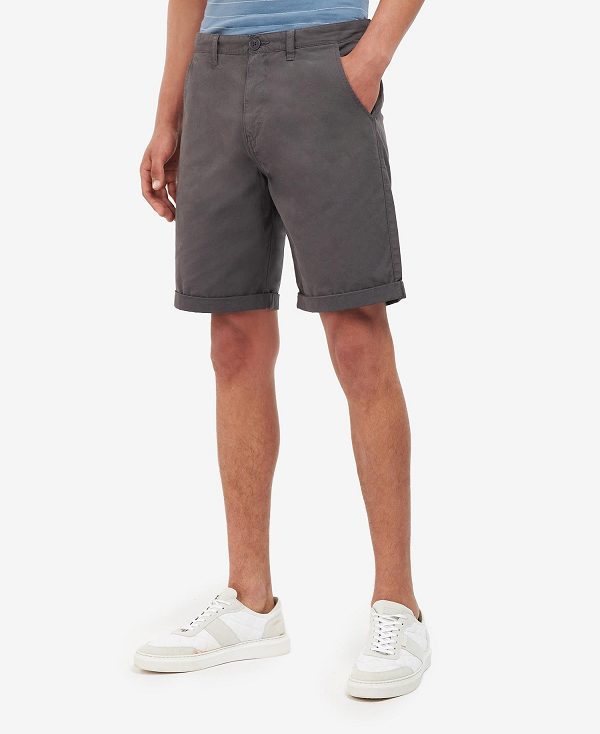 Barbour Glendale Shorts Dyb Grå | BABO88746