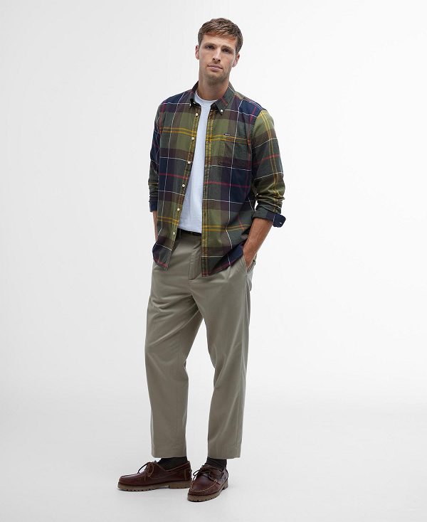 Barbour Glendale Tailored Fit Shirt Tartan | BABO87858