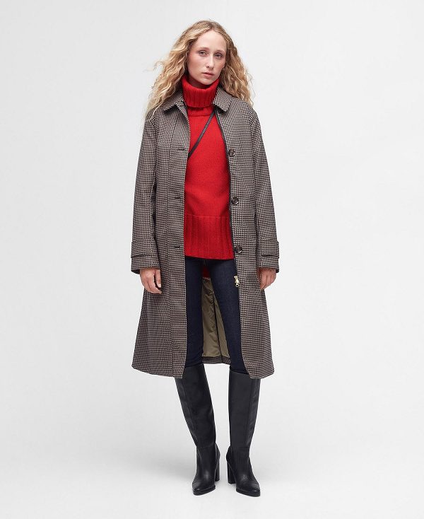 Barbour Gloria Showerproof Trench Coat Grå | BABO89380