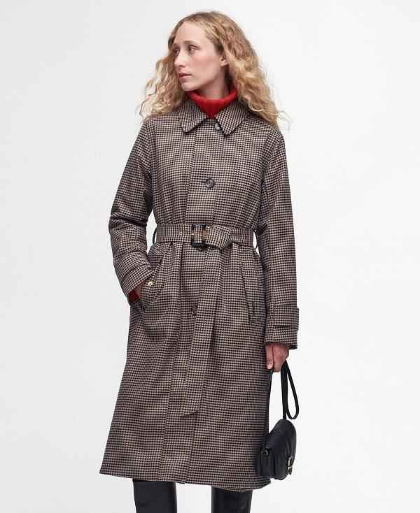 Barbour Gloria Showerproof Trench Coat Grå | BABO89380