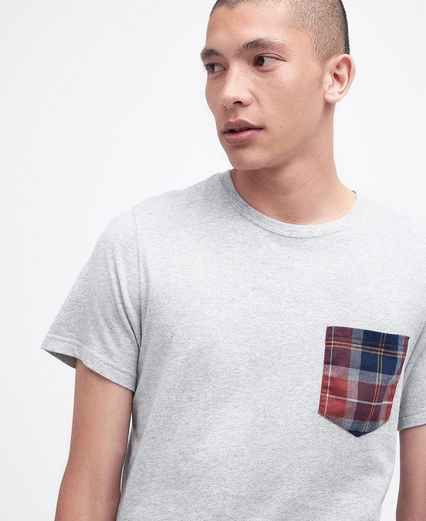 Barbour Goole Pocket T-shirt Grå | BABO88296