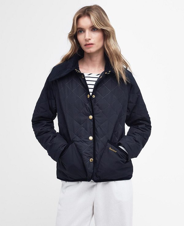 Barbour Gosford Quilted Jacket Mørkeblå | BABO89304