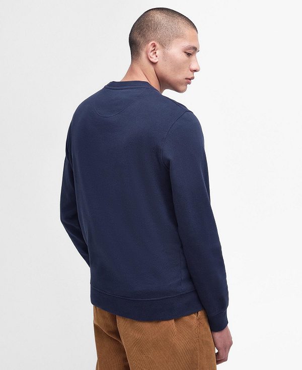 Barbour Goswick Sweatshirt Mørkeblå | BABO88444