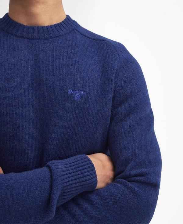 Barbour Grangetown Crew Neck Jumper Blå | BABO88647