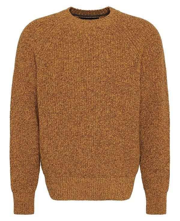 Barbour Griffiths Crew Neck Jumper Brune | BABO88681