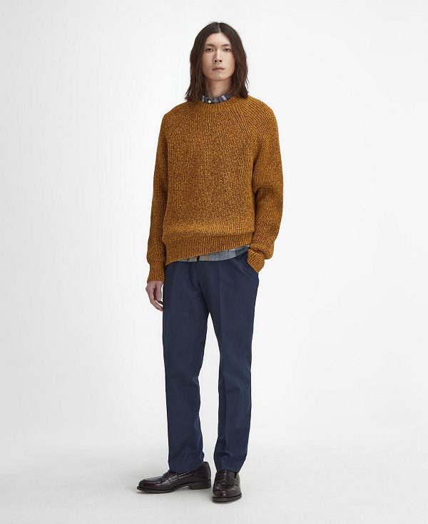 Barbour Griffiths Crew Neck Jumper Brune | BABO88681