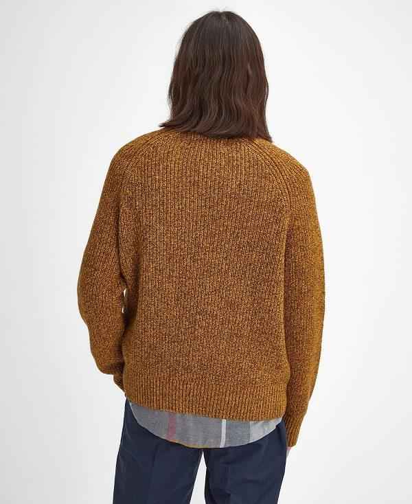 Barbour Griffiths Crew Neck Jumper Brune | BABO88681