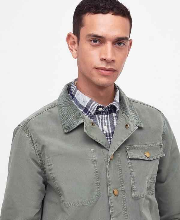 Barbour Grindle Overshirt Grøn | BABO87967