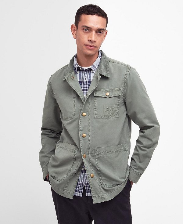 Barbour Grindle Overshirt Grøn | BABO87967