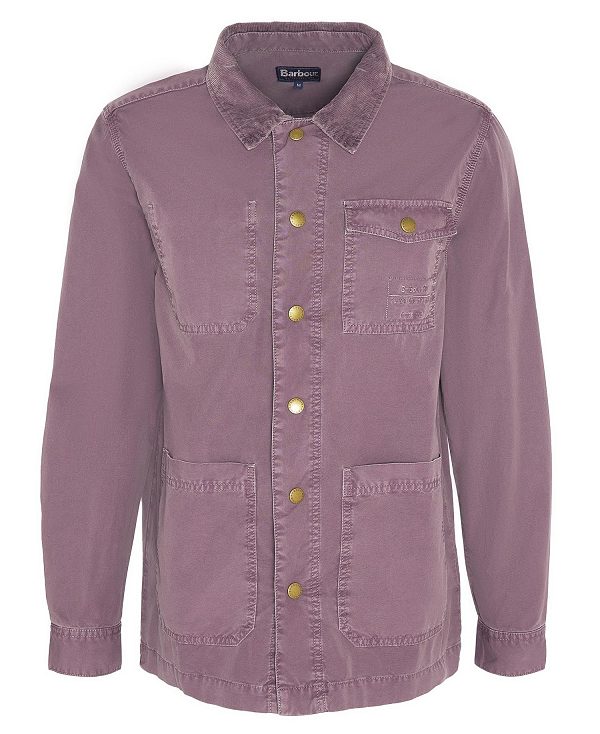 Barbour Grindle Overshirt Lilla | BABO87966