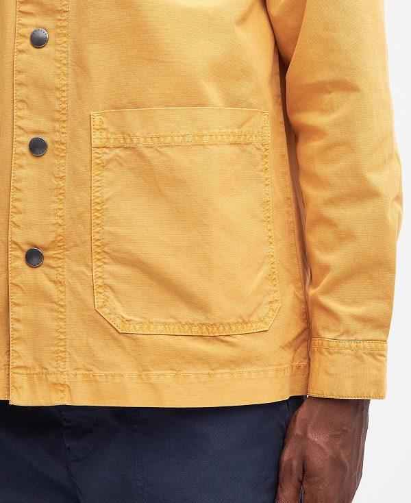 Barbour Grindle Overshirt Orange Guld | BABO87957