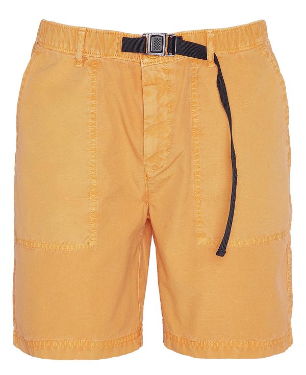 Barbour Grindle Shorts Orange Guld | BABO88763