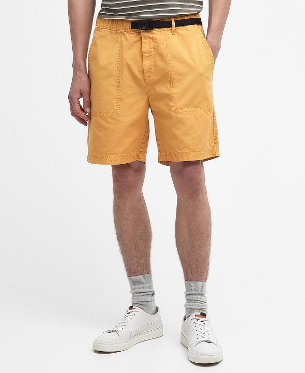 Barbour Grindle Shorts Orange Guld | BABO88763