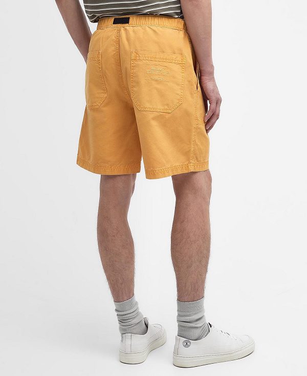 Barbour Grindle Shorts Orange Guld | BABO88763