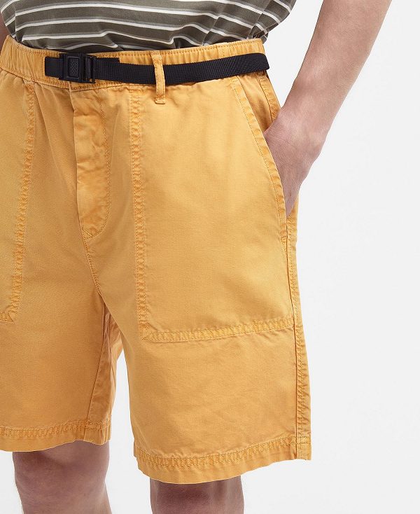 Barbour Grindle Shorts Orange Guld | BABO88763