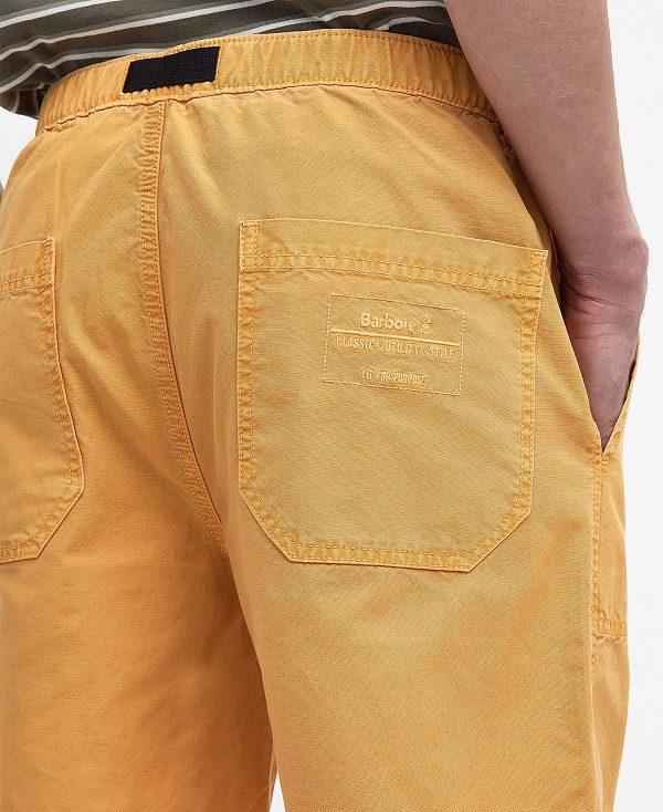 Barbour Grindle Shorts Orange Guld | BABO88763