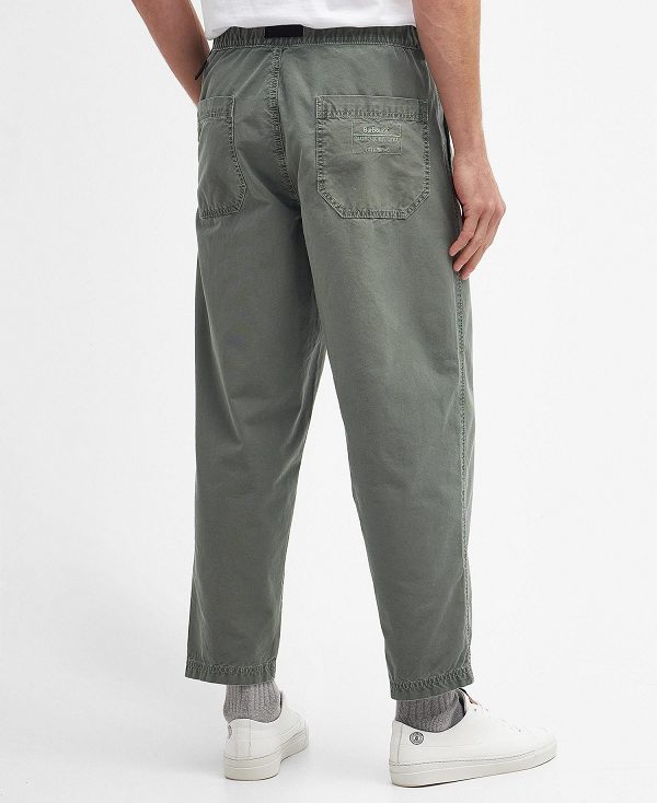 Barbour Grindle Straight-leg Trousers Grøn | BABO88785