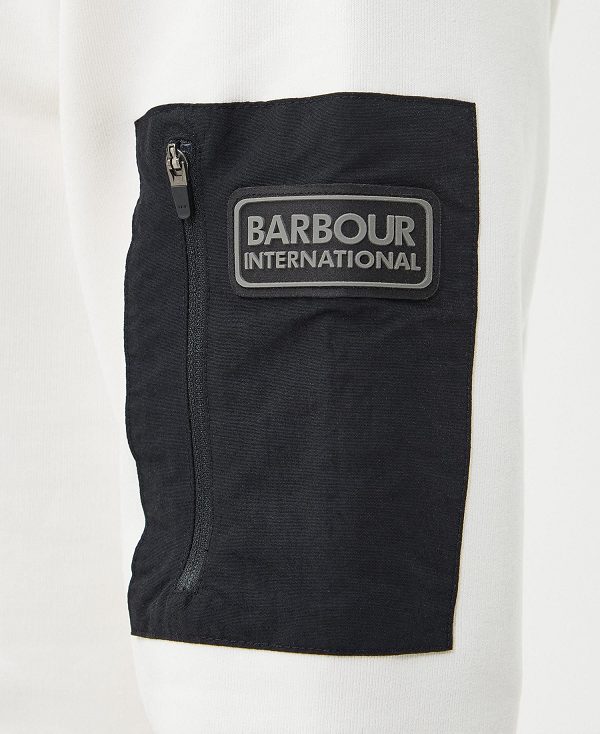 Barbour Grip Crew Neck Jumper Hvide | BABO88426