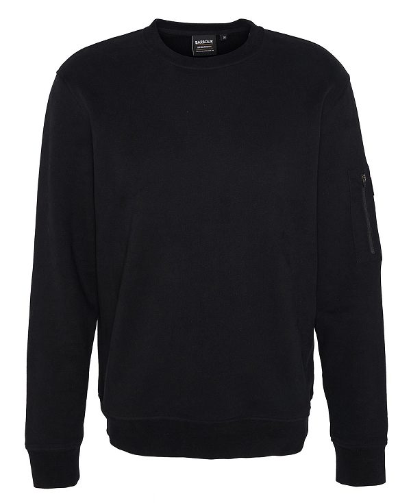 Barbour Grip Crew Neck Jumper Hvide | BABO88437