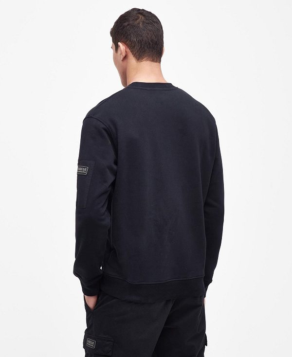 Barbour Grip Crew Neck Jumper Hvide | BABO88437