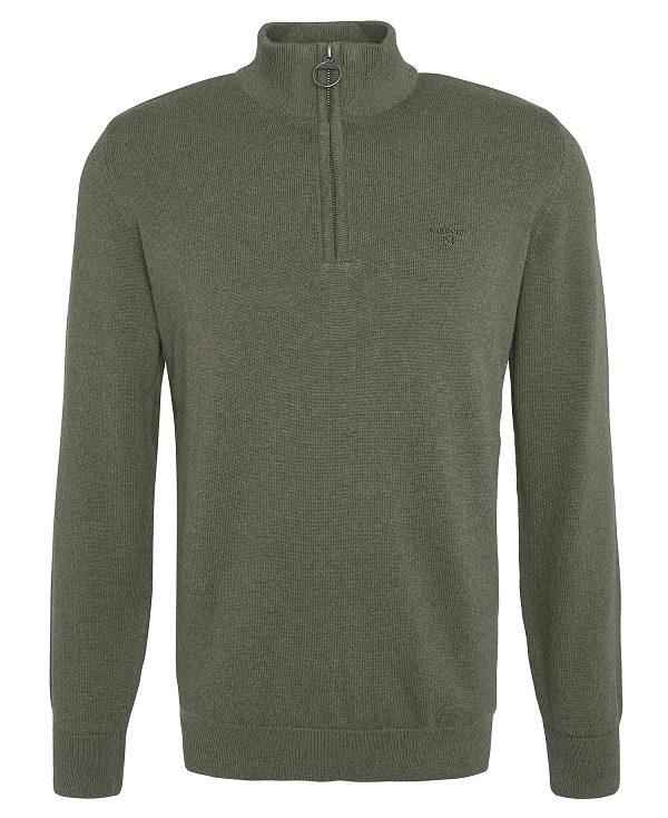 Barbour Half-zip Jumper Grøn | BABO88592