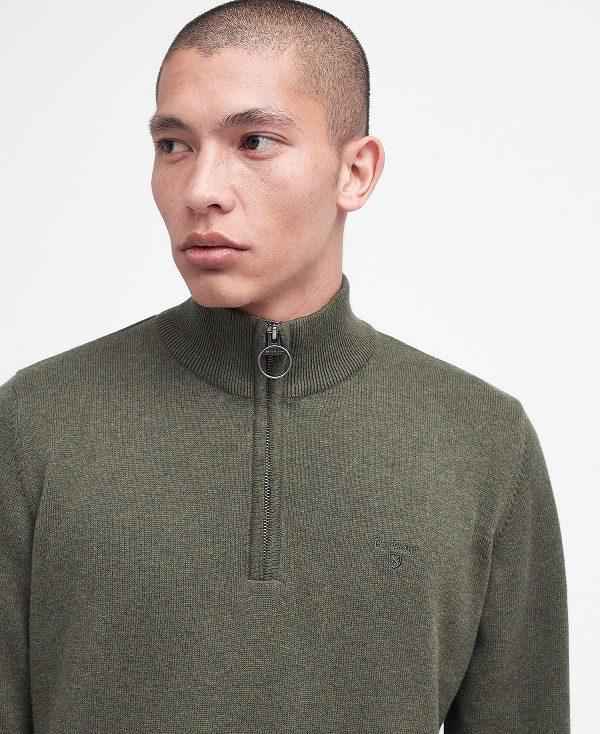 Barbour Half-zip Jumper Grøn | BABO88592