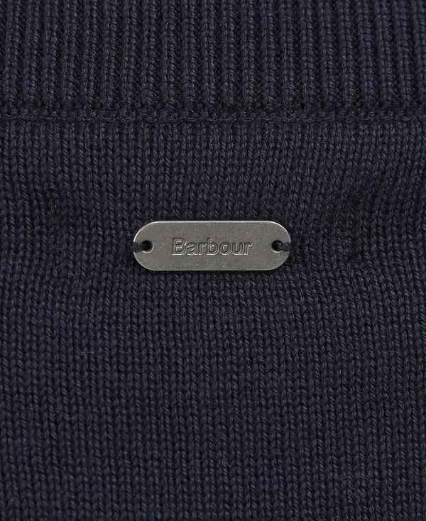 Barbour Hampton Knitted Jumper Mørkeblå | BABO89663