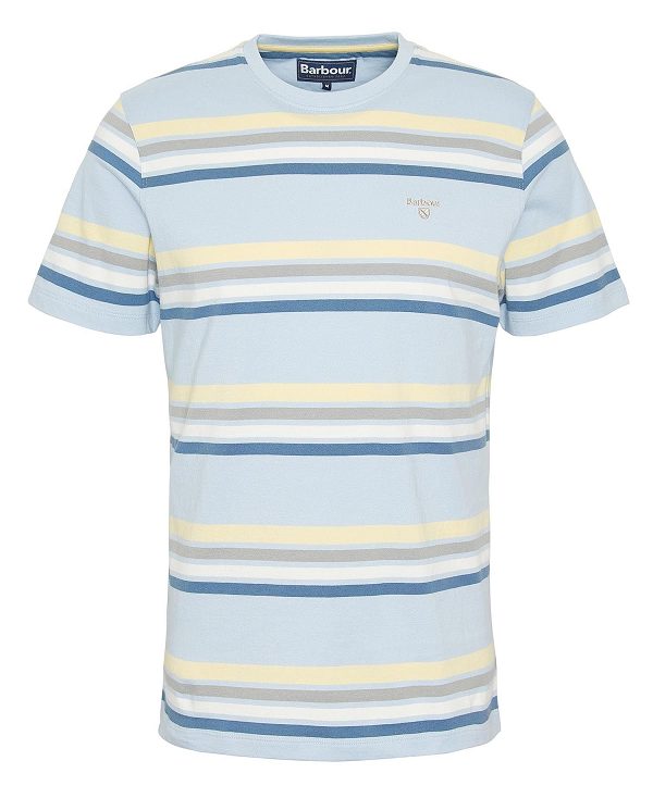 Barbour Hamstead Striped T-shirt Hvide | BABO88378