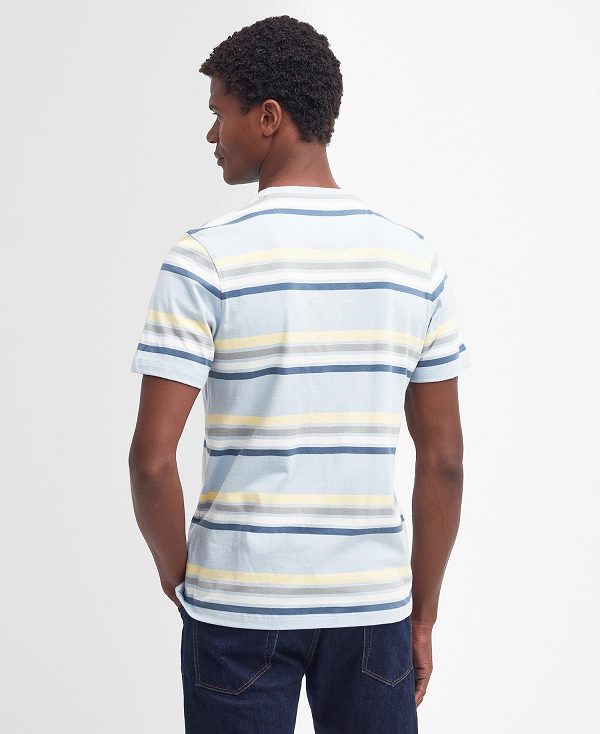 Barbour Hamstead Striped T-shirt Hvide | BABO88378