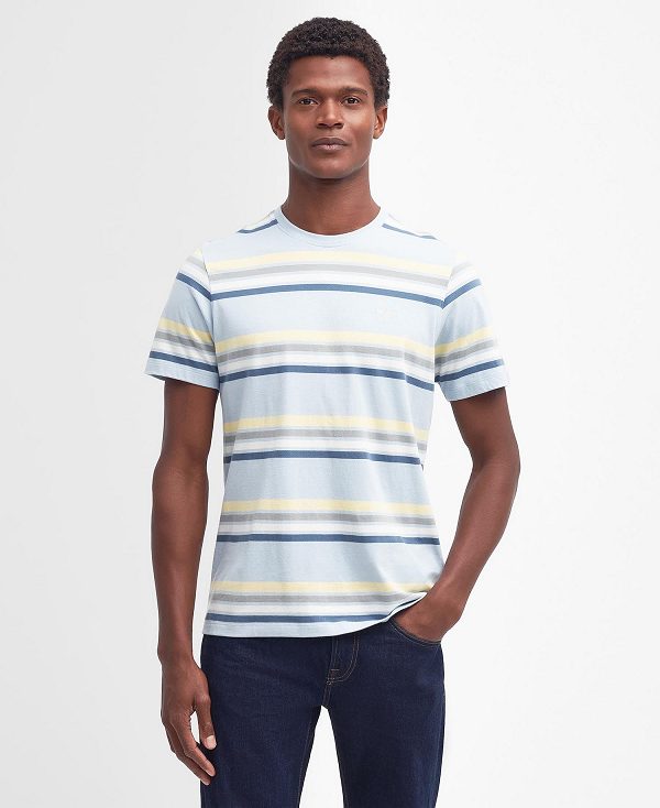 Barbour Hamstead Striped T-shirt Hvide | BABO88378