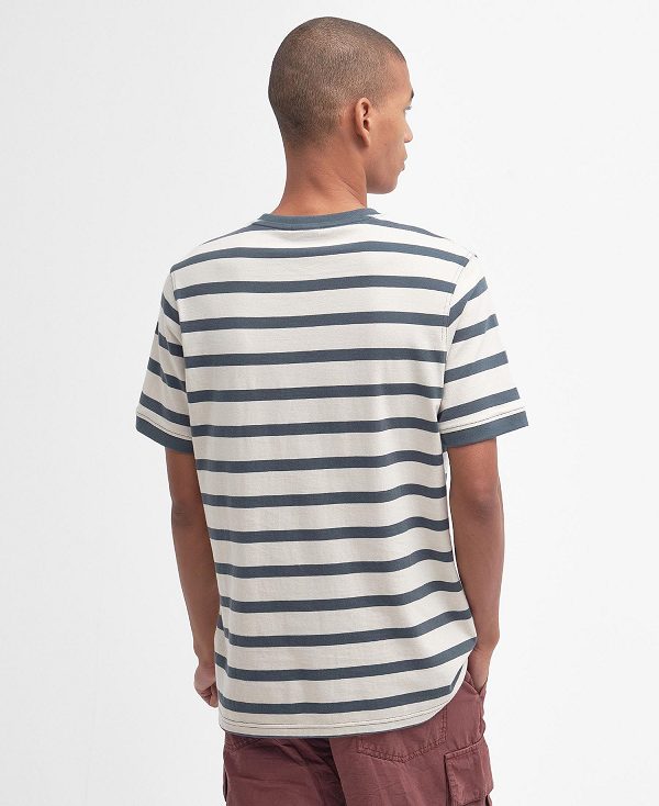 Barbour Handale Striped T-shirt Blå | BABO88360