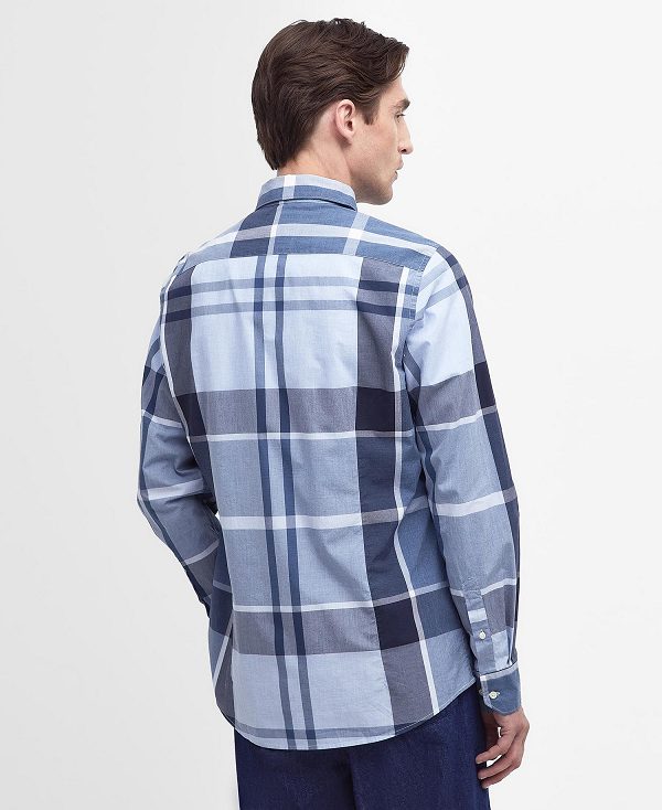 Barbour Harris Tailored Long-sleeved Shirt Blå | BABO87717