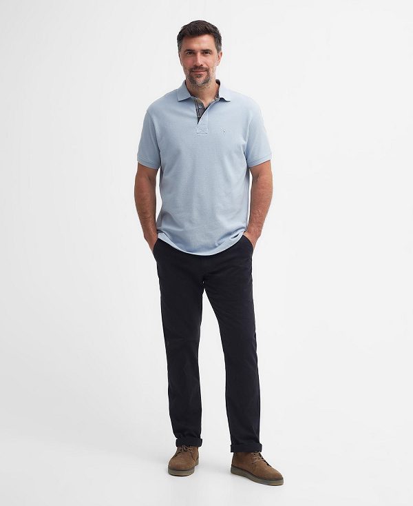 Barbour Hart Polo Shirt Blå | BABO88113