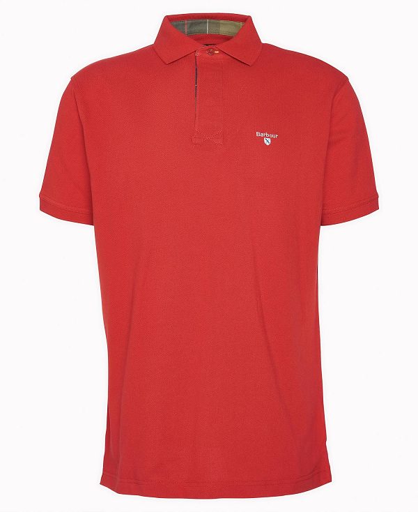 Barbour Hart Polo Shirt Rød | BABO88146