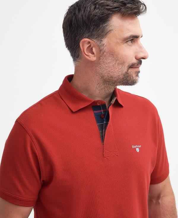 Barbour Hart Polo Shirt Rød | BABO88146