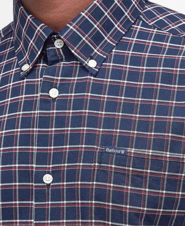 Barbour Harthorpe Tailored Shirt Mørkeblå | BABO87671