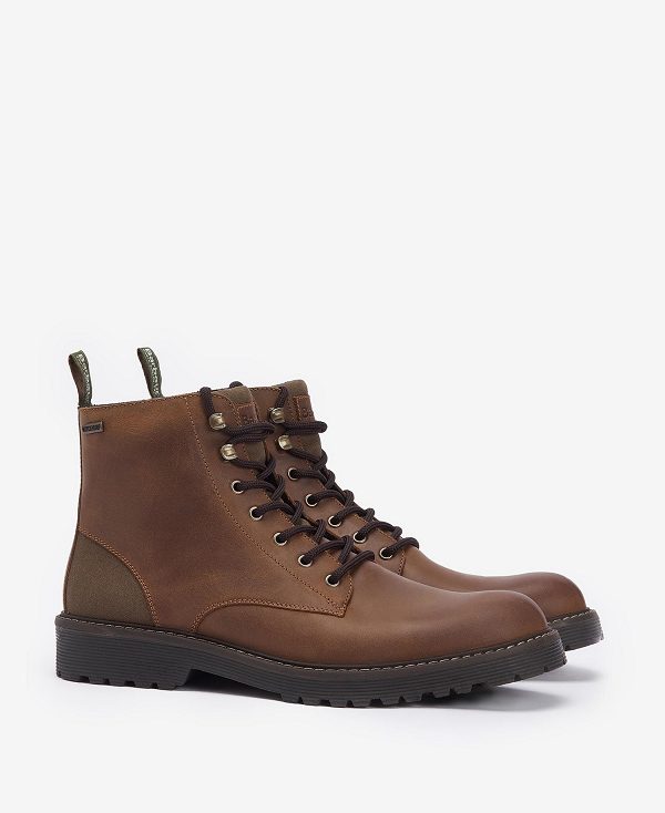 Barbour Harvey Derby Boots Brune | BABO88877