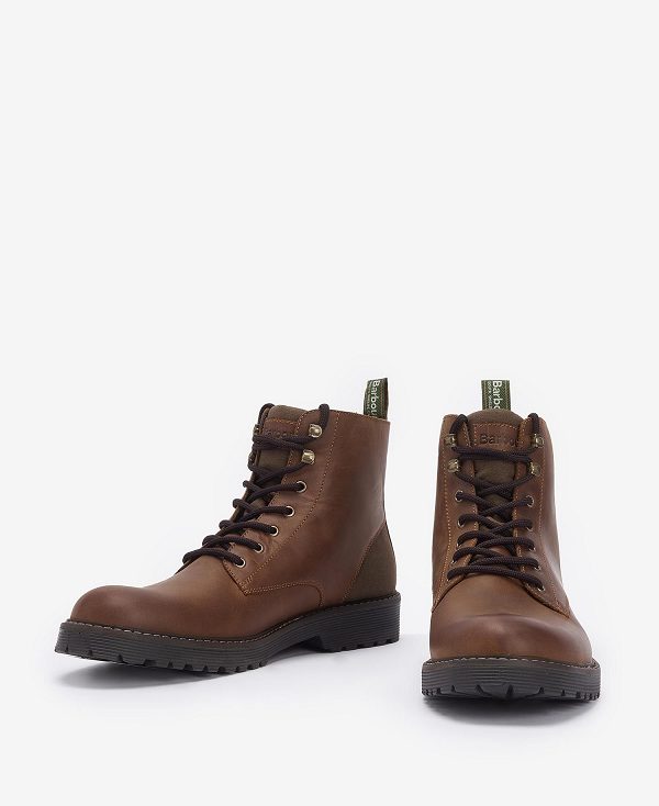 Barbour Harvey Derby Boots Brune | BABO88877