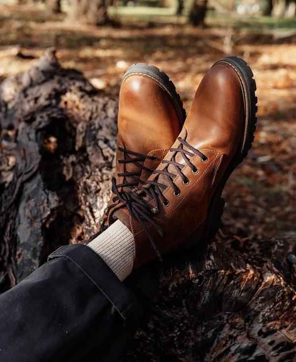 Barbour Harvey Derby Boots Brune | BABO88877