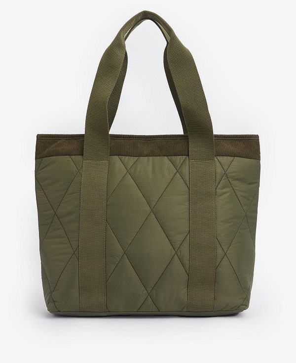 Barbour Healy Quilted Tote Bag Mørkeblå | BABO89985