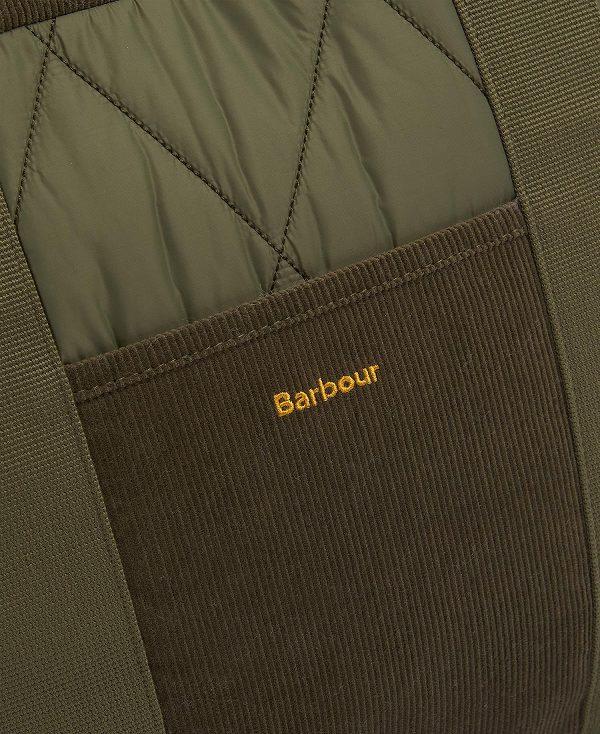 Barbour Healy Quilted Tote Bag Mørkeblå | BABO89985