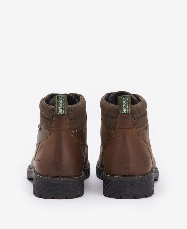 Barbour Hector Derby Boots Brune | BABO88870