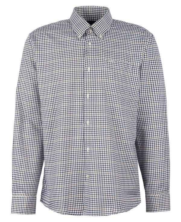 Barbour Henderson Thermo Weave Shirt Hvide | BABO87902